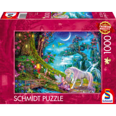 Schmidt Unicorn And Elf Among The Tall Timbers 1000p palapeli