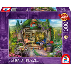 Schmidt A Dream Garden Shed Among The Vineyards 1000p palapeli
