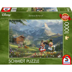Schmidt Thomas Kinkade: Disney Mickey & Minnie in the Alps 1000p puzzle