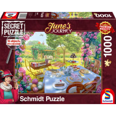Schmidt Secret Puzzle June's Journey: Tea in the Garden 1000p palapeli