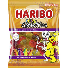 Haribo Crazy Skeletties 160 g karkkipussi