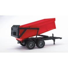 Bruder Tipping Trailer punainen perävaunu