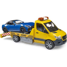 Bruder MB Sprinter hinausauto ja Bruder Roadster