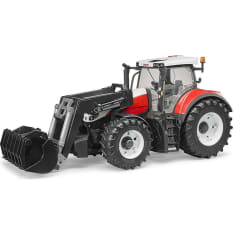 Bruder Steyr 6300 Terrus CVT traktori etukuormaajalla