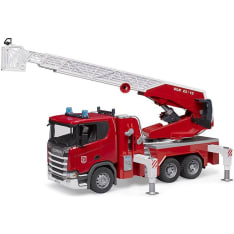 Bruder Scania Super 560R paloauto vesipumpulla, valoilla ja äänillä