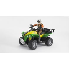 Bruder 63000 Bworld ATV and rider