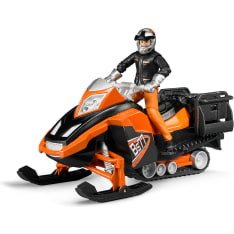 Bruder 63101 snowmobile and driver with equipment