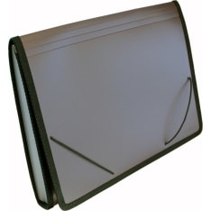 Expanding file holder 12 pockers black