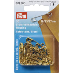 Prym 19 / 23 / 27 mm messinki hakaneula