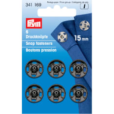 Prym 15 mm black sewable Pin