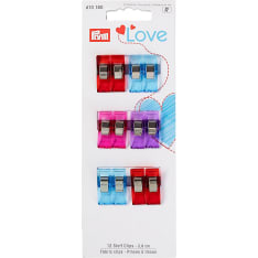 Prym 2,6 cm 12 kpl kangasklipsit