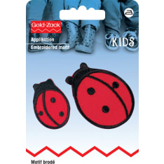 Prym iron-on ladybug badges