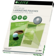 Leitz A4 80mic 100 kpl laminointitasku