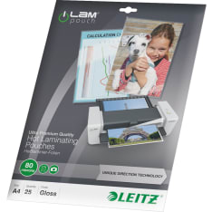Leitz A4 UDT 80mic 25 kpl laminointitasku