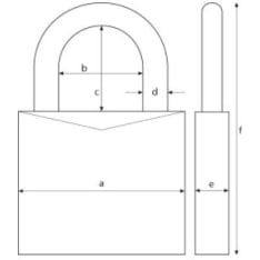 Abus 64TI/30 riippulukko