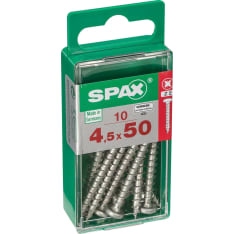 Spax T-Star Plus 4,5x50 kupukanta 10kpl yleisruuvi