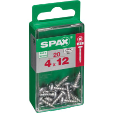 Spax T-Star Plus 4x12 kupukanta 20kpl yleisruuvi
