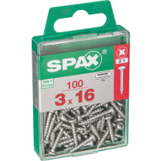 Spax T-Star Plus 3x16 kupukanta 100kpl yleisruuvi