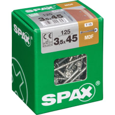 Spax TX 3,5x45 125kpl mdf-levyruuvi