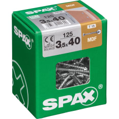 Spax TX 3,5x40 125kpl mdf-levyruuvi