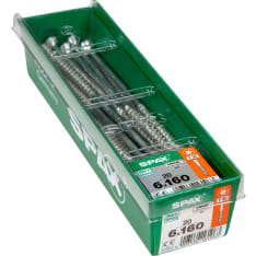 Spax TX 6x160 uppokanta 20kpl yleisruuvi