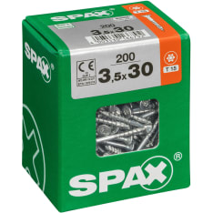 Spax TX 3,5x30 uppokanta 200kpl yleisruuvi