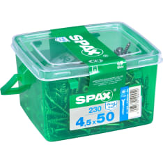 Spax TX 4,5x50 RST uppokanta 230kpl yleisruuvi