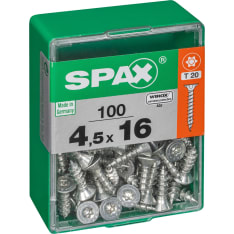 Spax TX 4,5x16 uppokanta 100kpl yleisruuvi