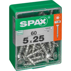 Spax TX 5x25 countersunk 60pcs universal screw