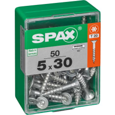 Spax TX 5x30 uppokanta 50kpl yleisruuvi