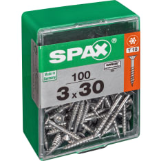 Spax TX 3x30 countersunk socket 100pcs universal screw