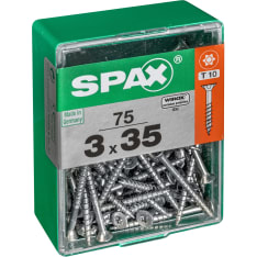 Spax TX 3x35 uppokanta 75kpl yleisruuvi