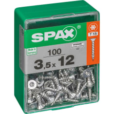Spax TX 3,5x12 uppokanta 100kpl yleisruuvi