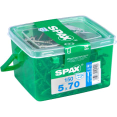 Spax TX 5x70 RST uppokanta 150kpl yleisruuvi