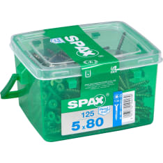 Spax TX 5x80 RST uppokanta 125kpl yleisruuvi