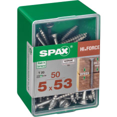 Spax TX 5x53 50kpl leveäkantaruuvi