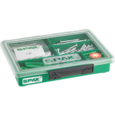 Spax TX socket head + plug 161 pcs assortment