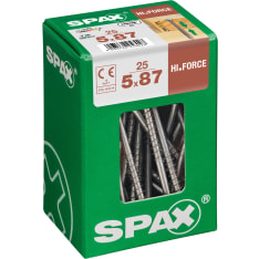 Spax TX 5x87 25kpl leveäkantaruuvi