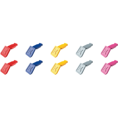 Knipex ColorCode klipsit värilajitelma 10 kpl/pkt