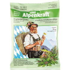 Salus alpenkraft 75 g yrttikaramelli
