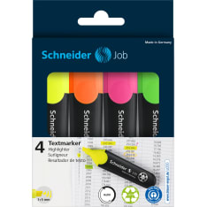 Schneider Job 4pcs highlighter pen