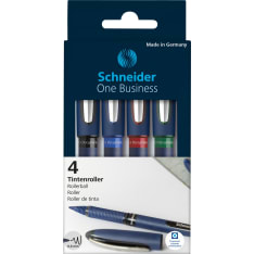 Schneider One Business 06 4kpl rollerball-kynä