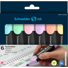 Schneider Job pastel 6pcs highlighter pencil