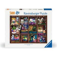 Ravensburger Cubby Cats and Succulents 500p puzzle