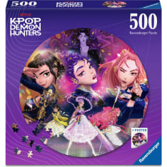 K-Pop Demon Hunters Circle 500 piece puzzle