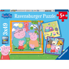 Ravensburger Peppa's Family And Friends 3x49p palapeli