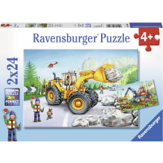 Ravensburger Diggers at Work 2x24p palapeli