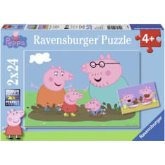 Ravensburger Peppa Pig Happy Family Life 2x24p palapeli