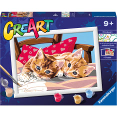 Ravensburger CreArt Two Cuddly Cats taidesetti
