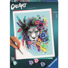 Ravensburger CreArt Boho Lion painting set